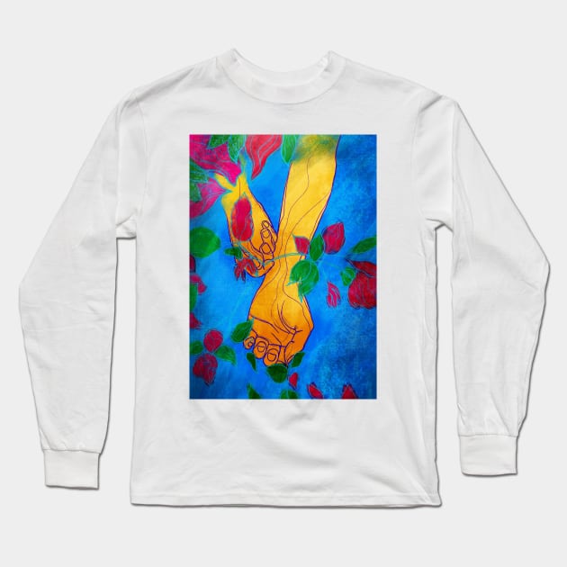 FEEL Long Sleeve T-Shirt by karylnerona